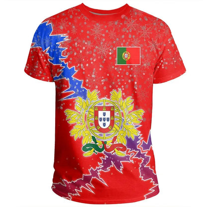 Portugal Christmas Coat Of Arms T Shirt X Style