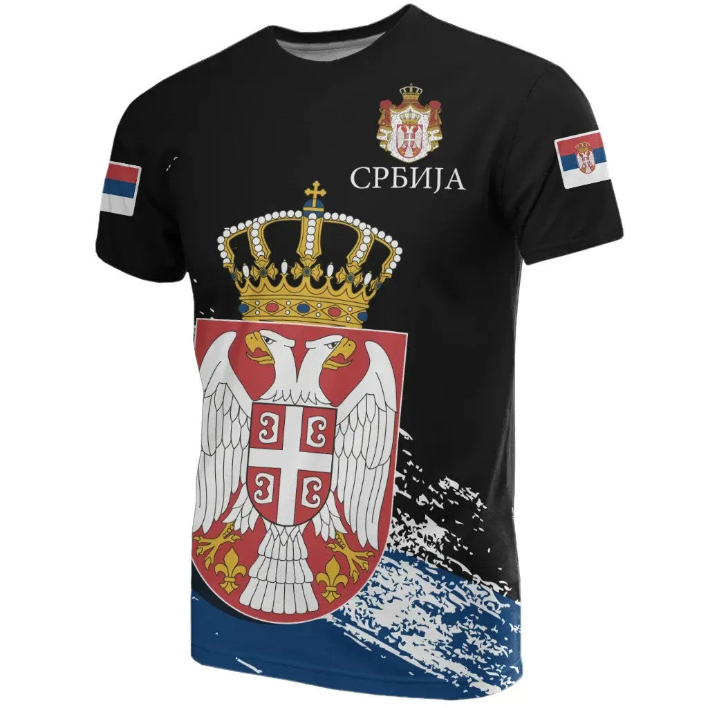 Serbia Special T Shirt Black Version