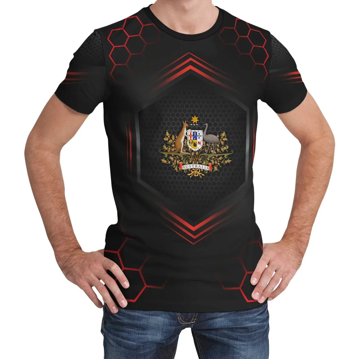 Australia T Shirt Sport Style Women'S/Men'S