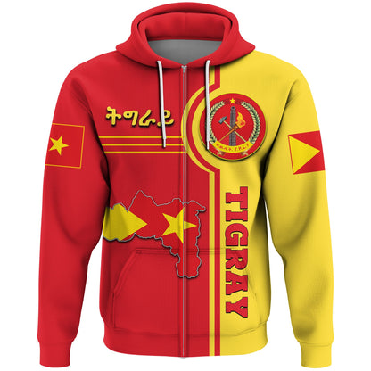 (Custom) Tigray In My Heart Zip Hoodie
