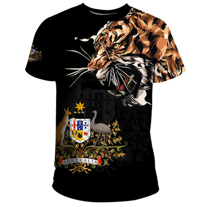 Australia T Shirt Tiger Special Version