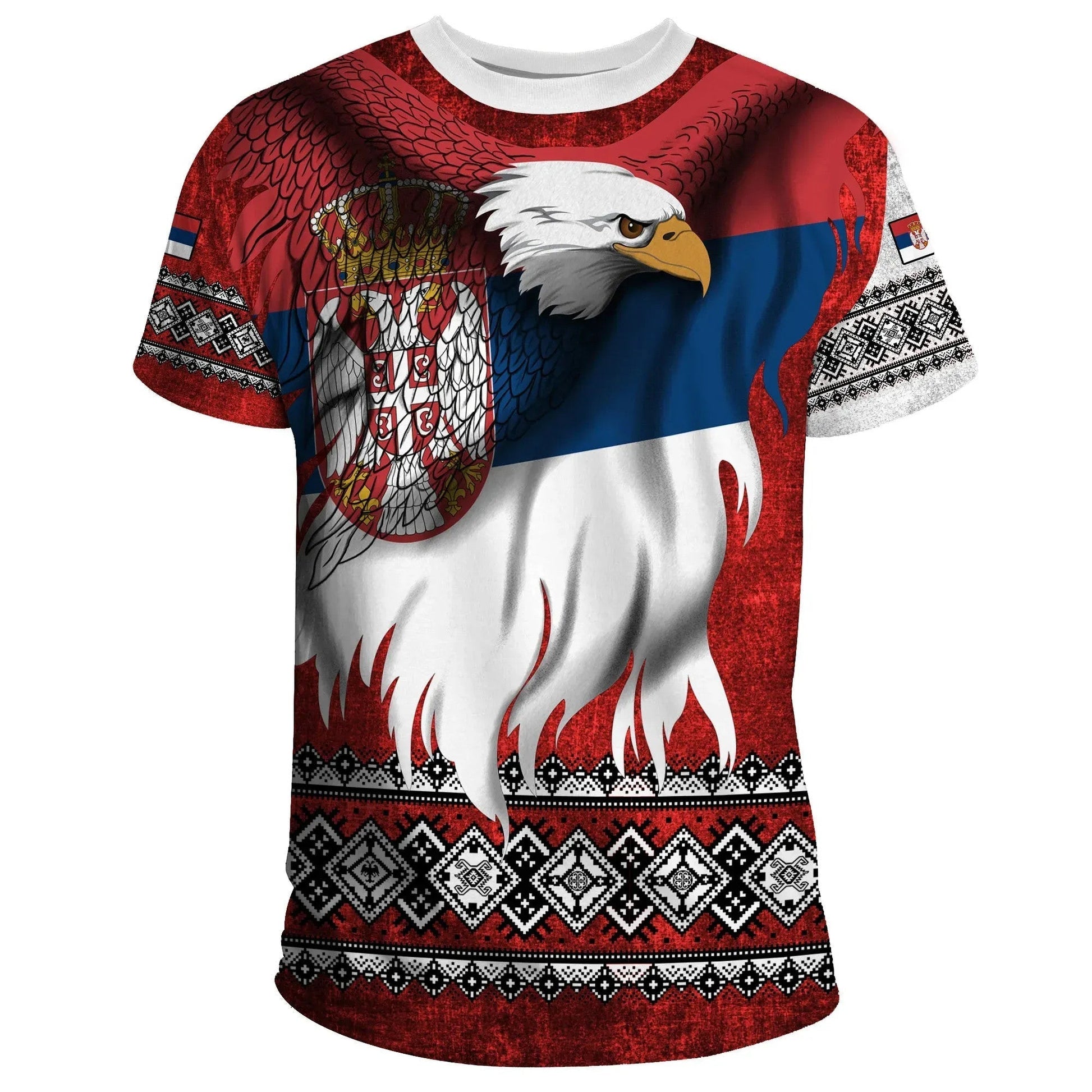 Serbia T Shirt Serbian Eagle Special Version