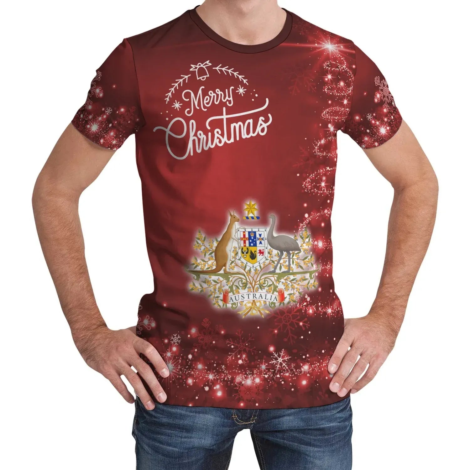 Australia Christmas T Shirt Women'S/Men'S