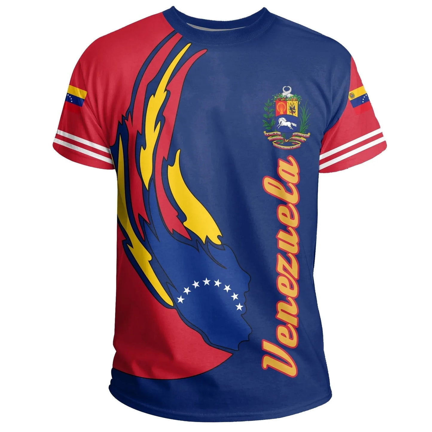 Venezuela T Shirt Ball Style Red