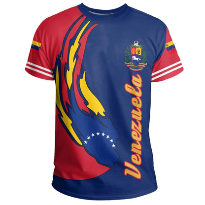 Venezuela T Shirt Ball Style Red