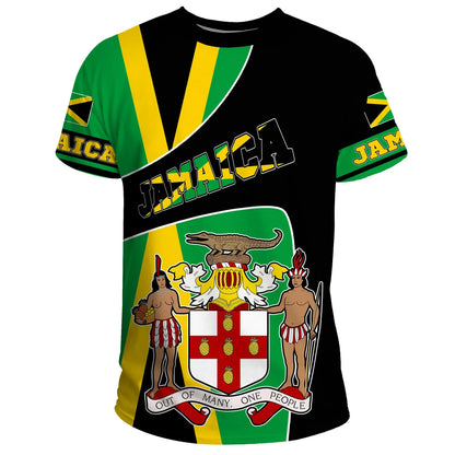 Jamaica T Shirt Coat Of Arms