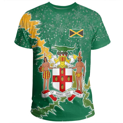 Jamaica Christmas Coat Of Arms T Shirt X Style