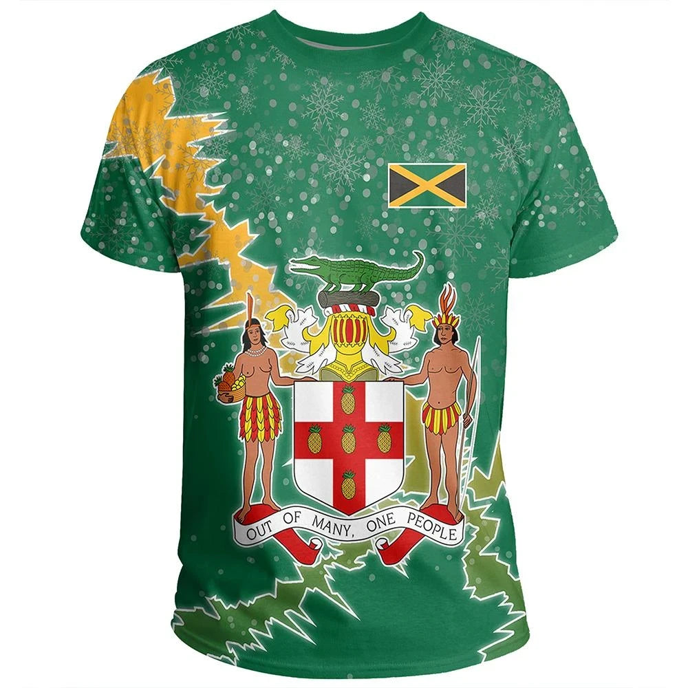 Jamaica Christmas Coat Of Arms T Shirt X Style