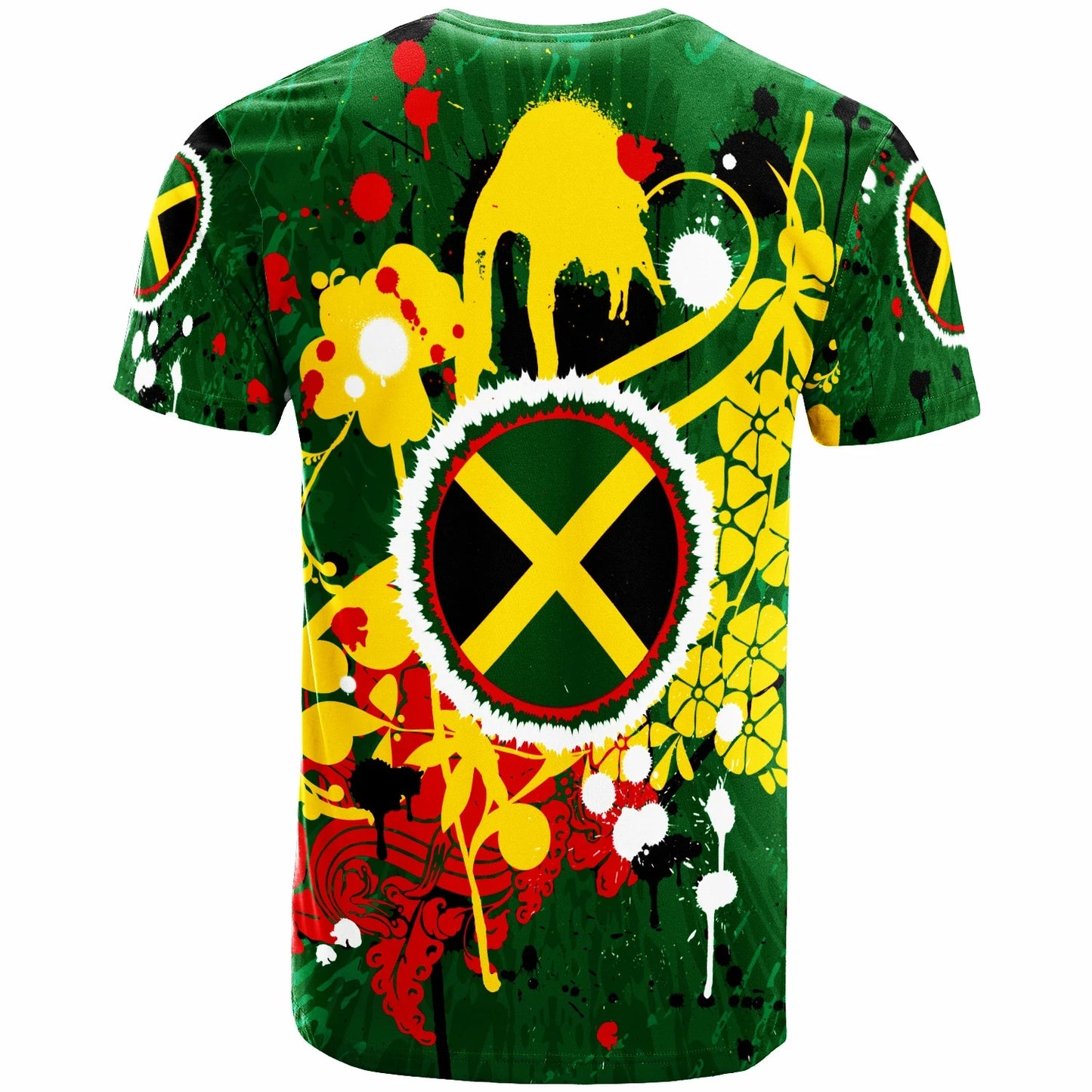 Jamaica T Shirt Doctor Bird With Flower