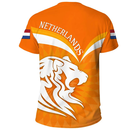 Netherlands T Shirt King's Day Lion