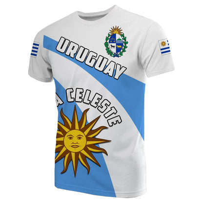 Uruguay T Shirt La Celeste Football Style