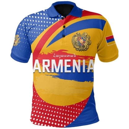 Armenian Polo Shirt Flag Simple Sport Version T