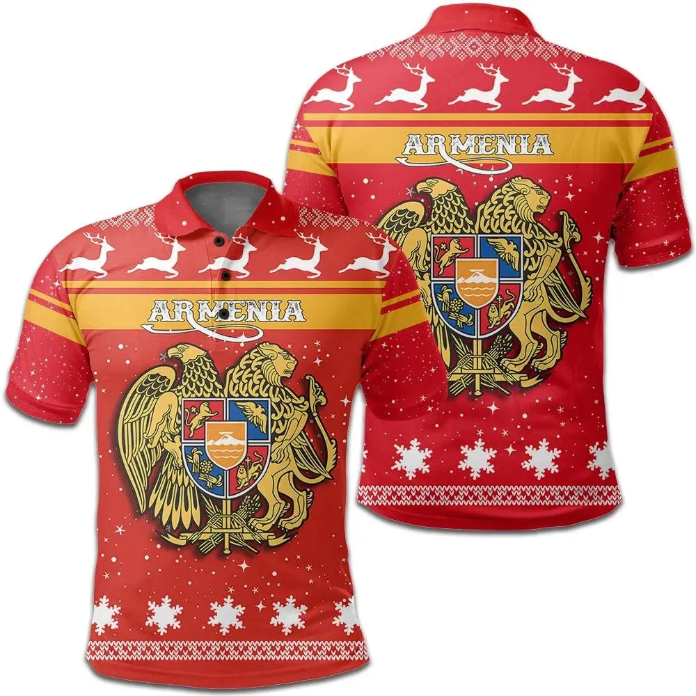Christmas armenia Coat Of Arms Polo Shirt