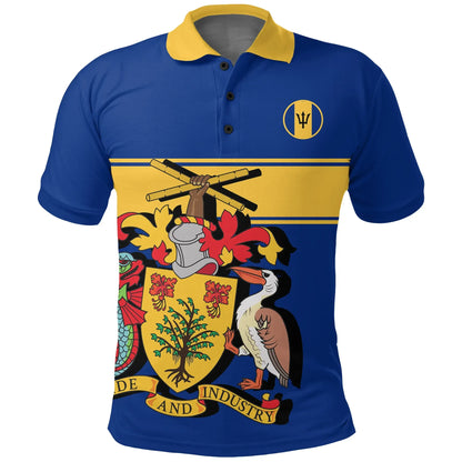 Barbados Version Coat of Arms Polo Shirt