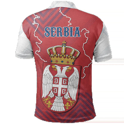 Serbia Mix Polo Shirt
