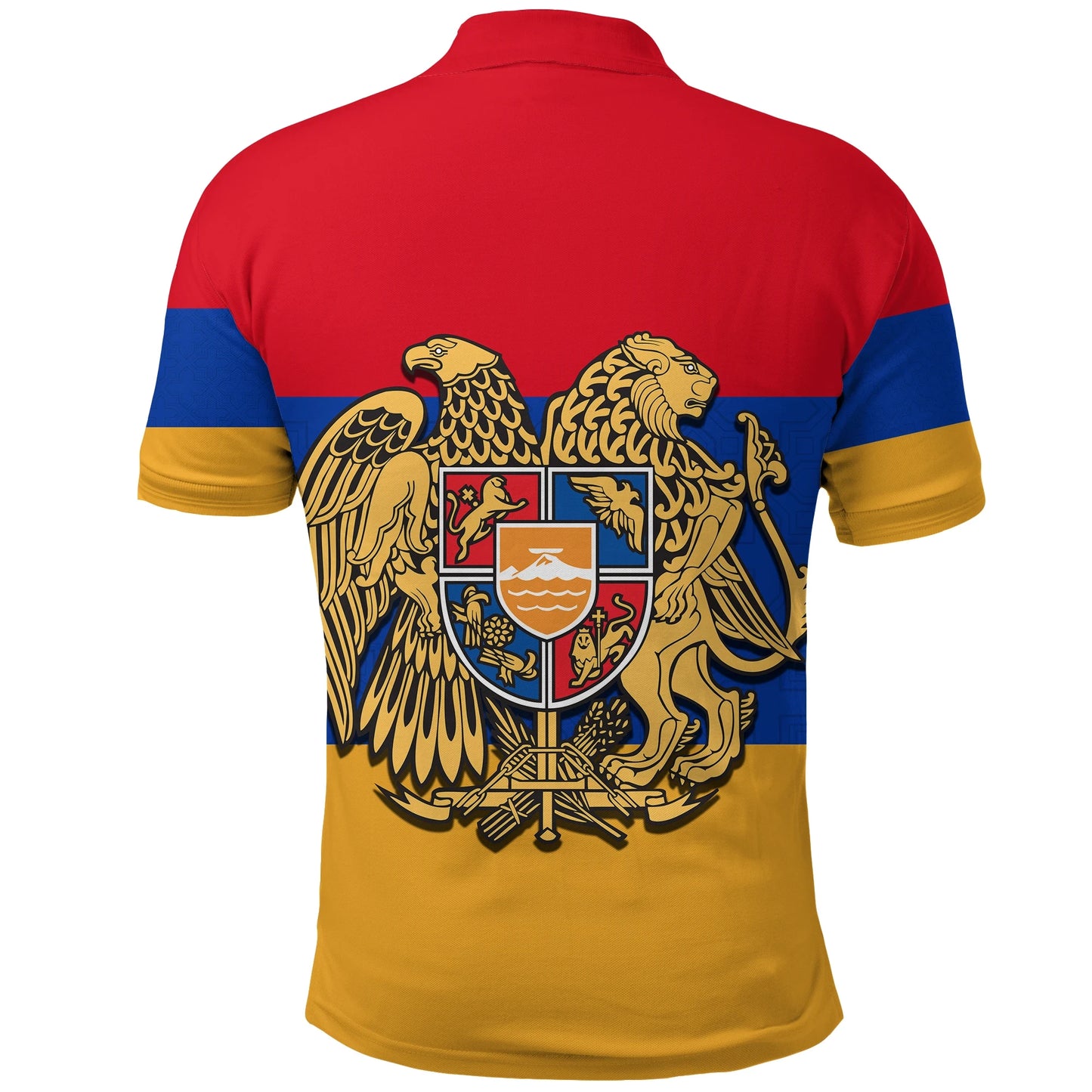 Coat Of Arms Armenia Polo Shirt Flag Pattern