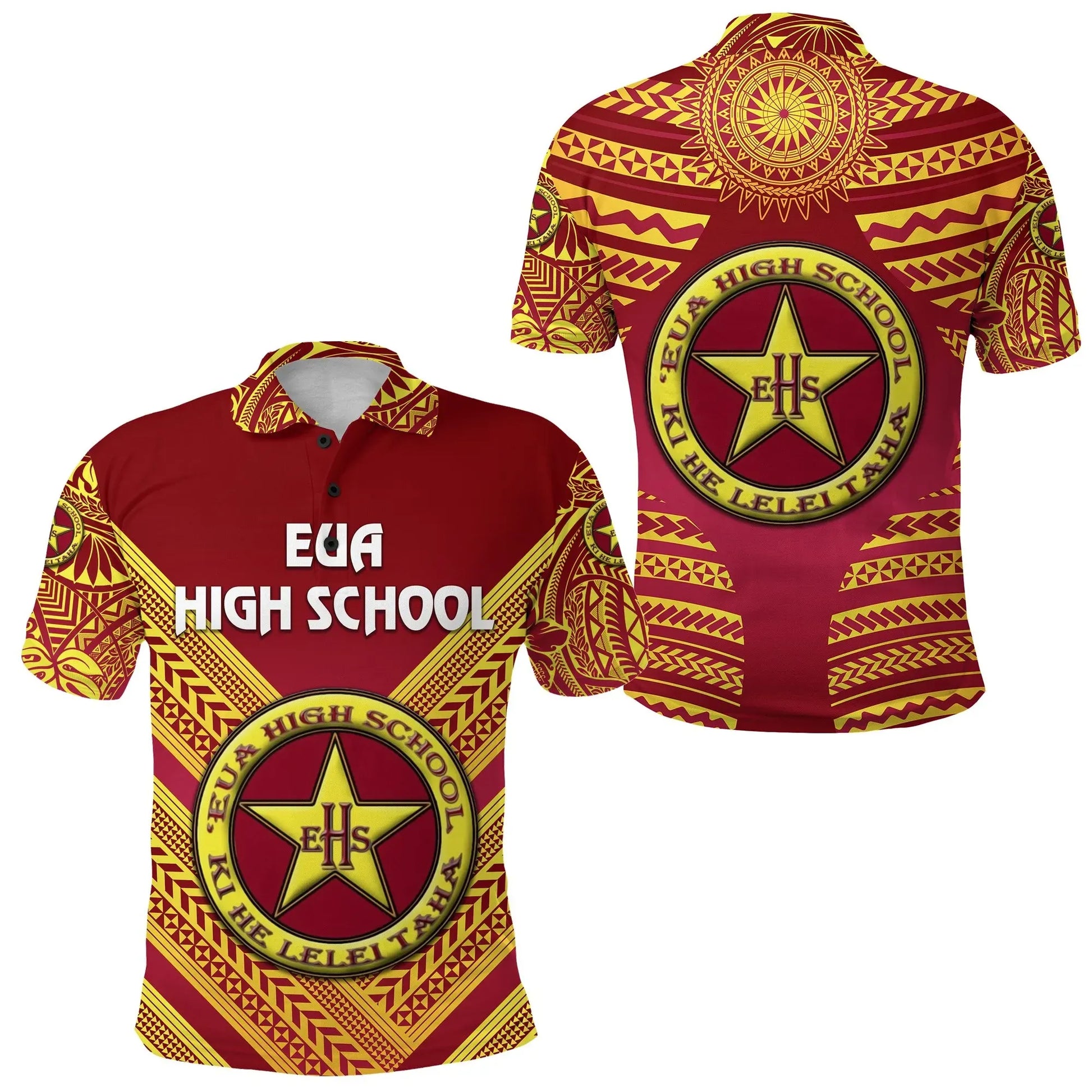 Eua High School Polo Shirt Creative Style Maroon