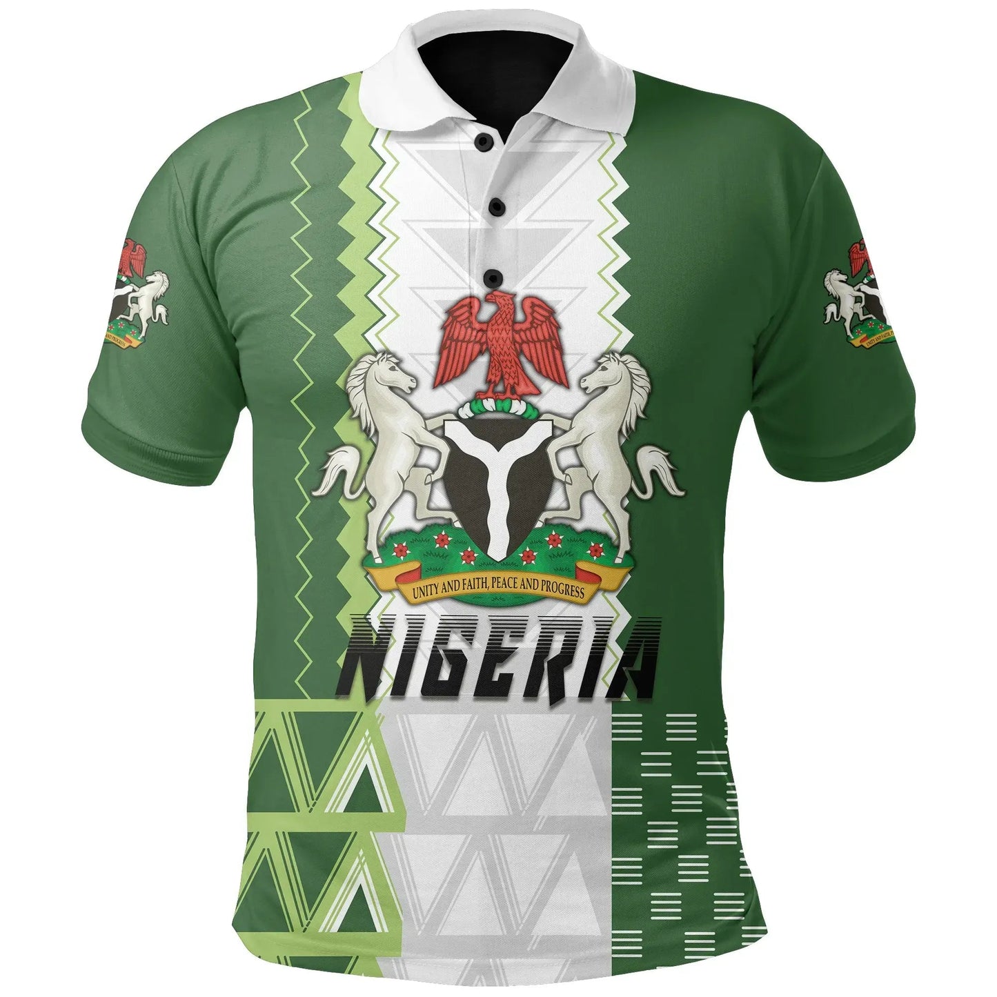 Nigeria Polo Shirt Simple Sport Version