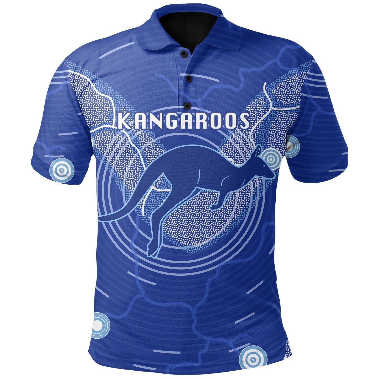 Australia Indigenous Football Polo Shirt Kangaroos
