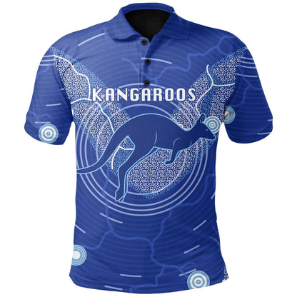 Australia Indigenous Football Polo Shirt Kangaroos
