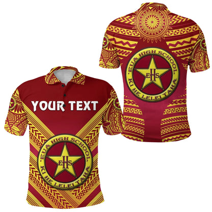 Custom Personalised Eua High School Polo Shirt Creative Style Maroon