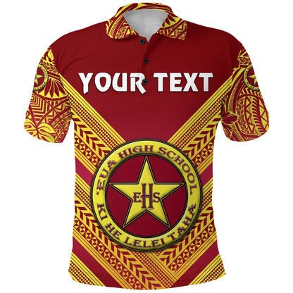 Custom Personalised Eua High School Polo Shirt Creative Style Maroon