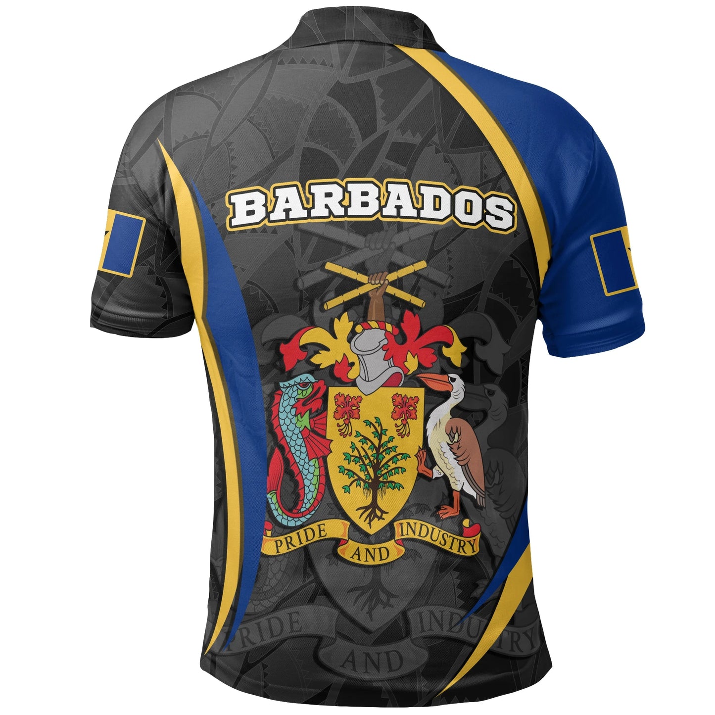 Barbados Polo Shirt Barbadian Spirit Original