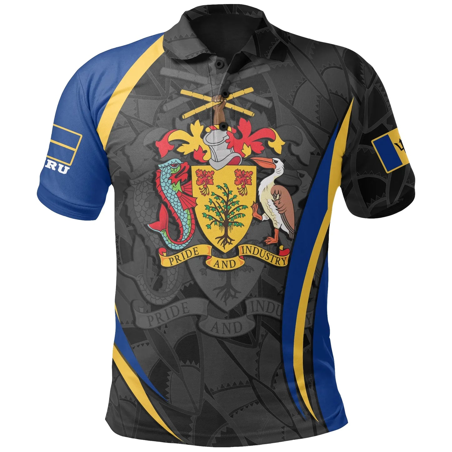 Barbados Polo Shirt Barbadian Spirit Original