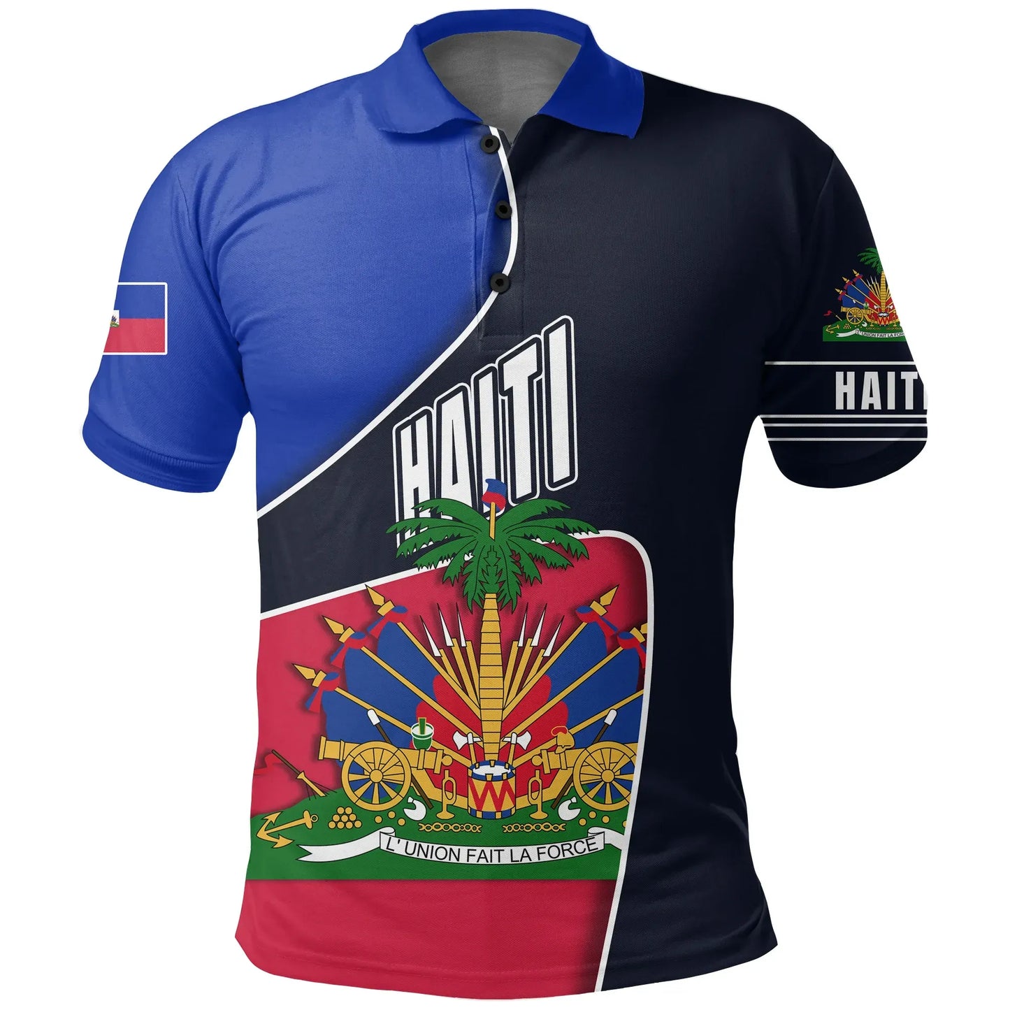 Haiti Polo Shirt, Heart and Soul Golf Shirts T