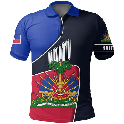 Haiti Polo Shirt, Heart and Soul Golf Shirts T