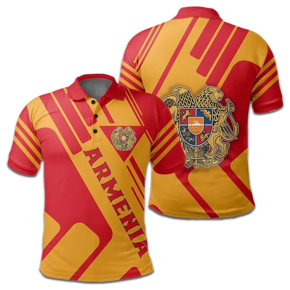 Armenia Coat Of Arms Polo Shirt Rockie W