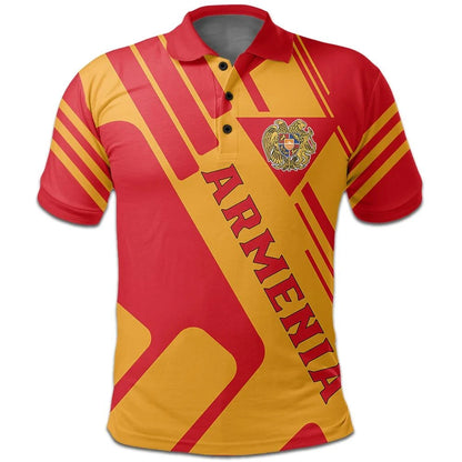 Armenia Coat Of Arms Polo Shirt Rockie W