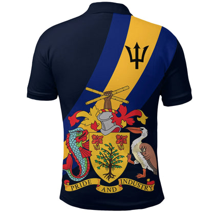 Barbados Special Flag Polo Shirt