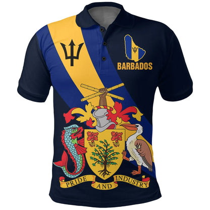 Barbados Special Flag Polo Shirt