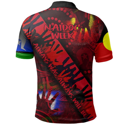 Australia Naidoc Week Polo Shirt Essendon Bombers Black