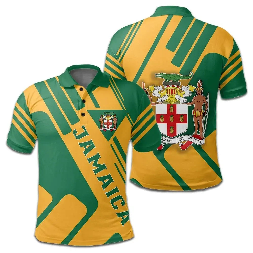 Jamaica Coat Of Arms Polo Shirt Rockie W