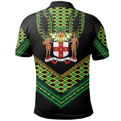 Jamaican Dashiki Polo Shirt