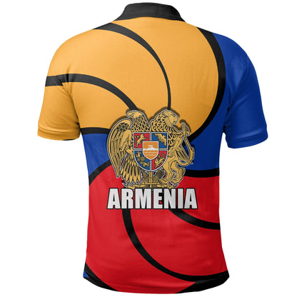 Armenian symbol of Eternity Flag Polo Shirt