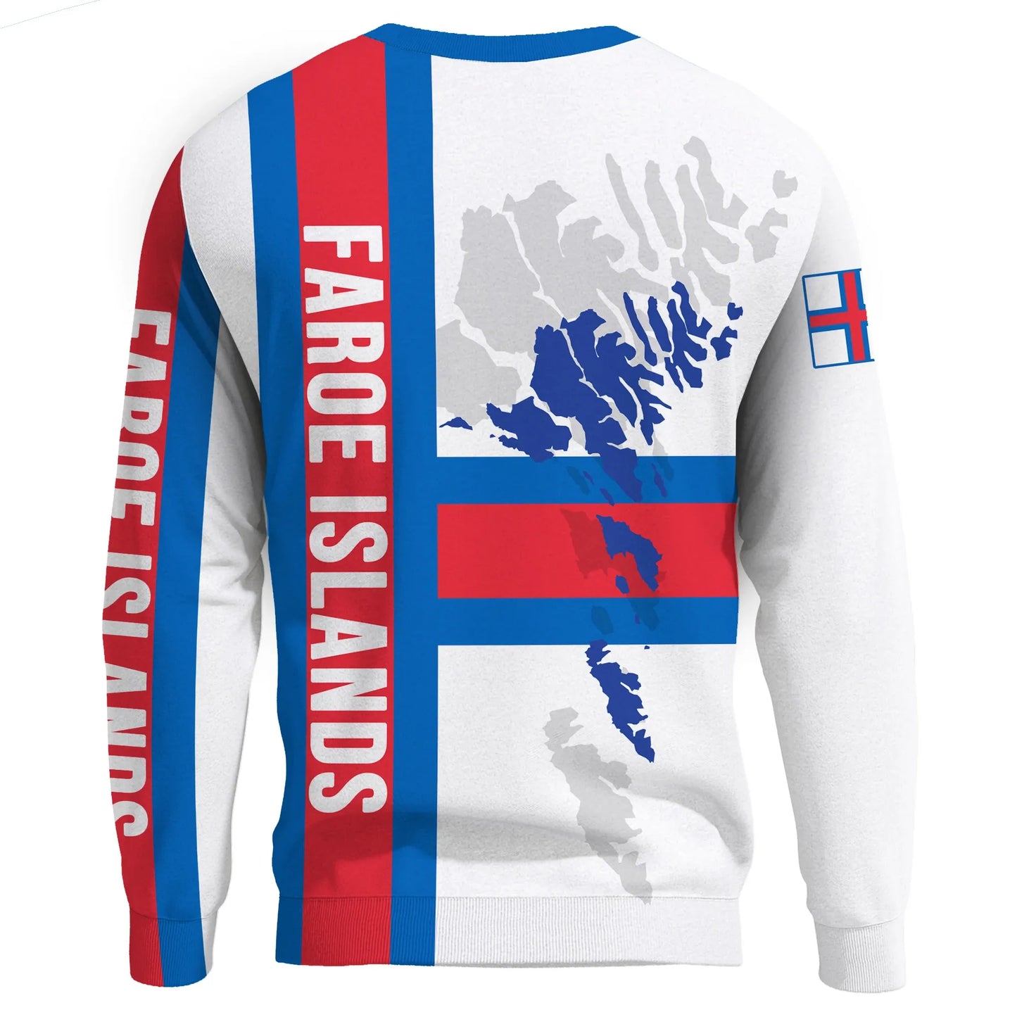 Faroe Islands Sweatshirt, Flag and Coat Of Arms