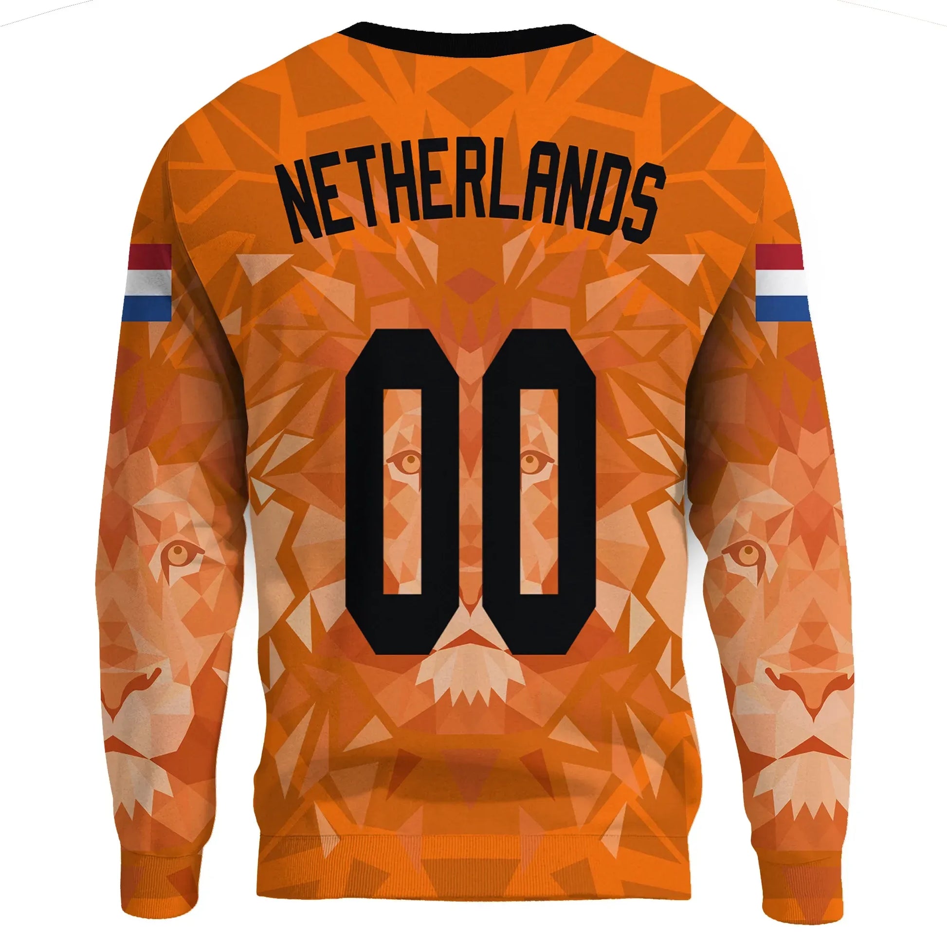 Custom Netherlands Lion Sweatshirt Euro Soccer