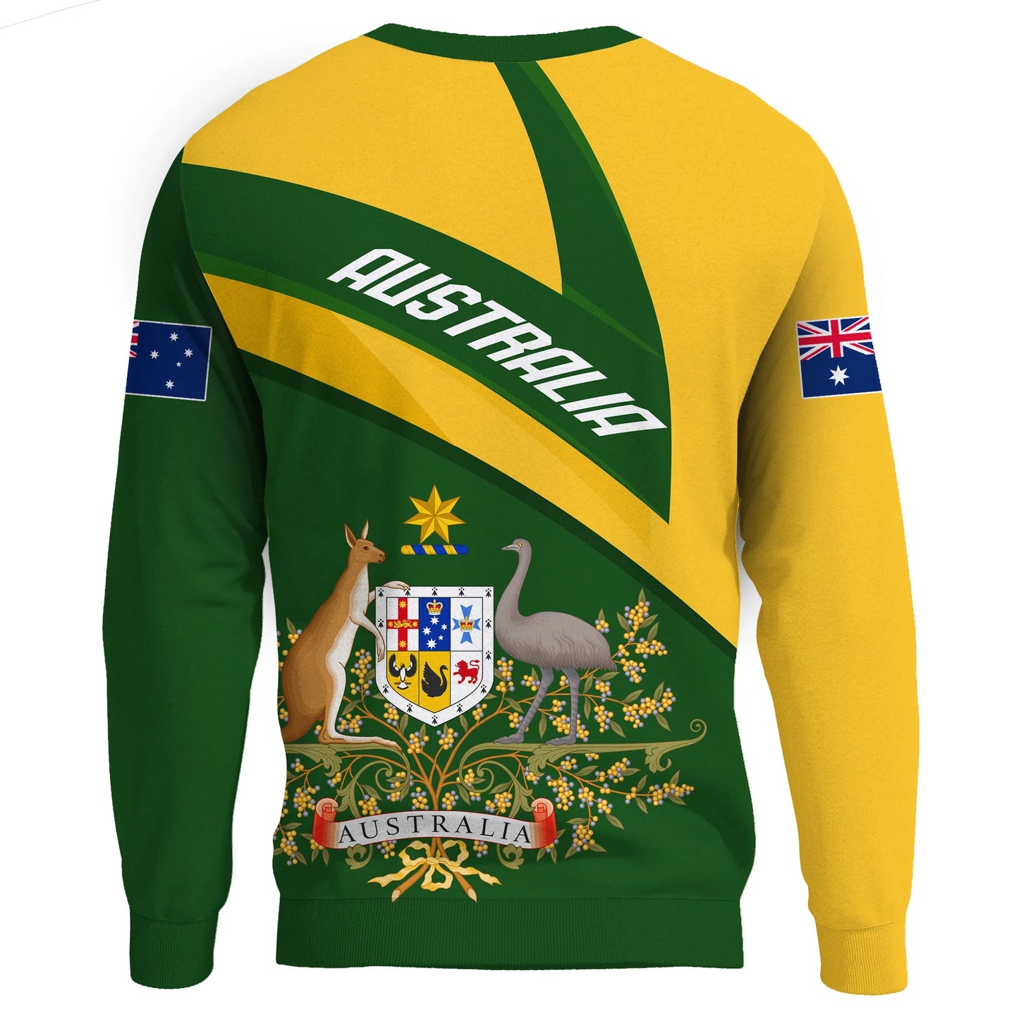 Australia Sweatshirt, Australia Coat Of Arms Active Sport