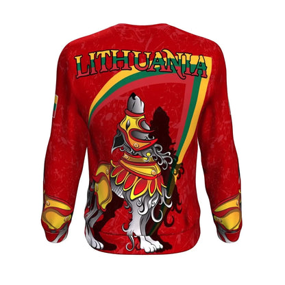 Lietuva Lithuania Sweatshirt Lithuanian Iron Wolf