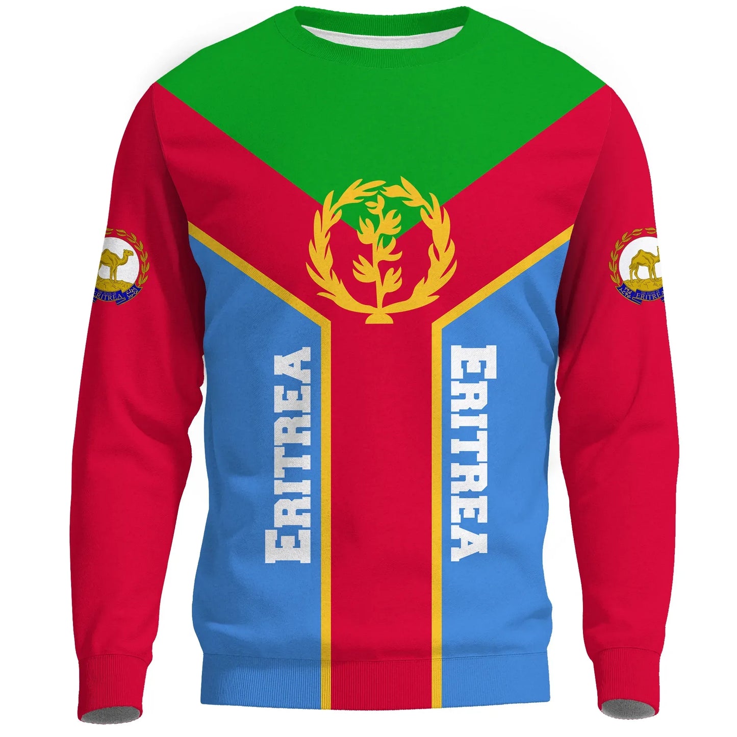 Eritrea Sweatshirt, Eritrea Rising Coat Of Arms
