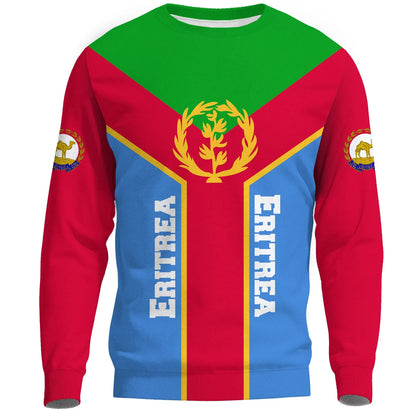 Eritrea Sweatshirt, Eritrea Rising Coat Of Arms