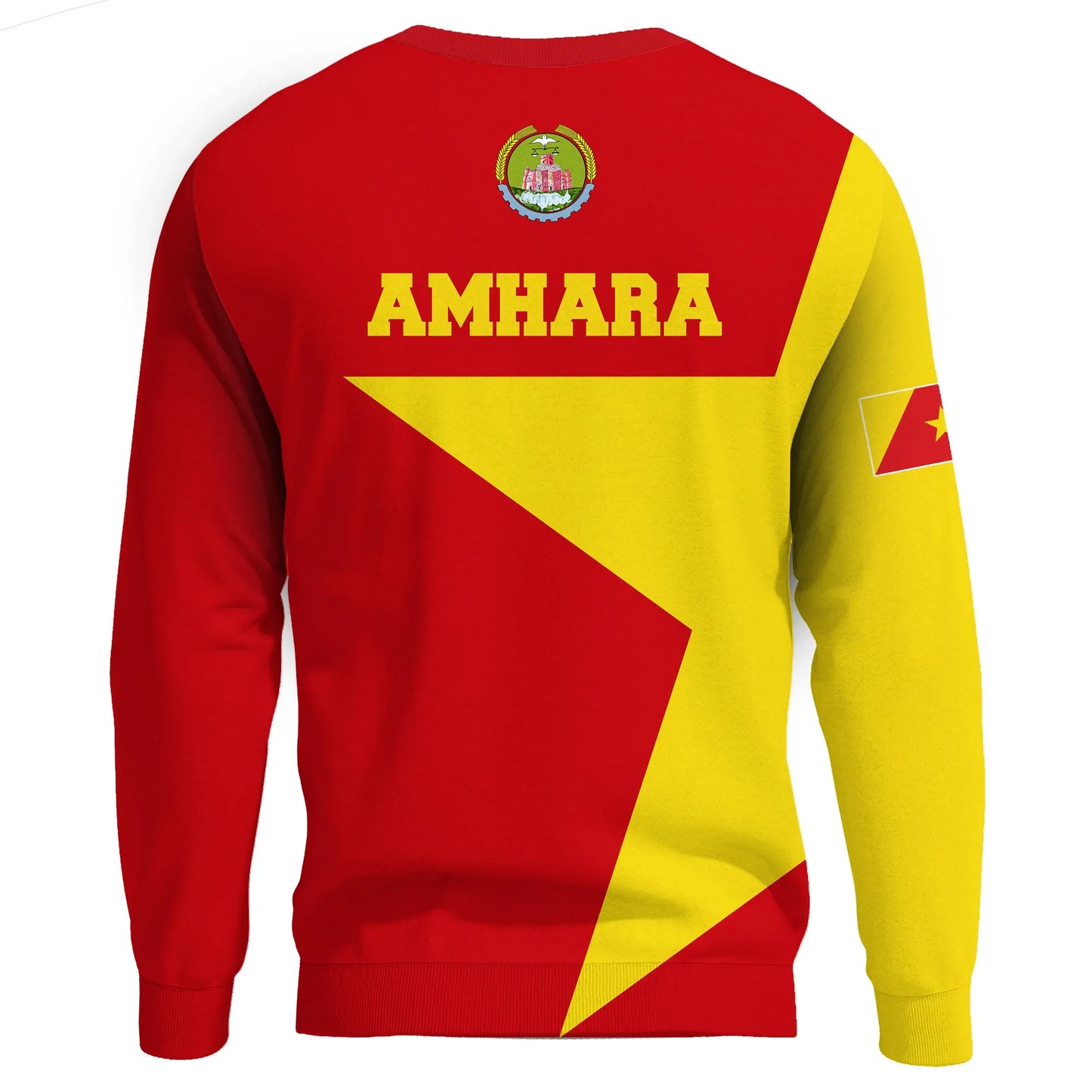 Amhara Sweatshirt, Amhara Flag Men Lion