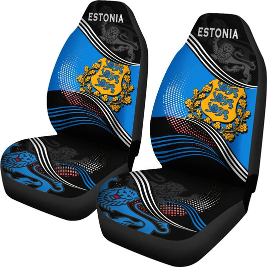 Estonia Car Seat Covers Fall In The Wave