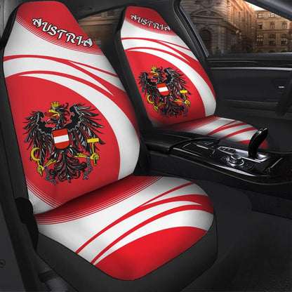 Austria Coat Of Arms Car Seat Cover Cricket W