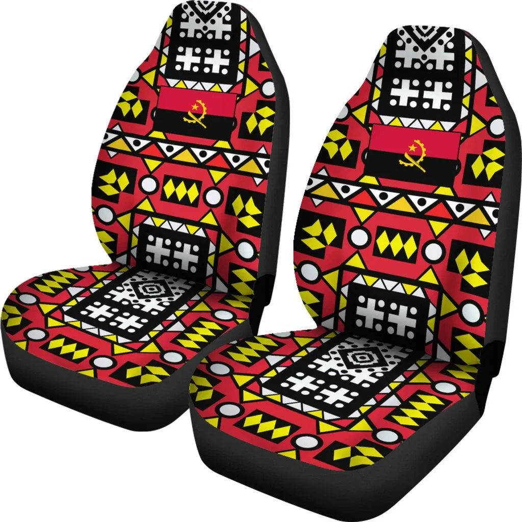 Angolan Samakaka Car Seat Covers
