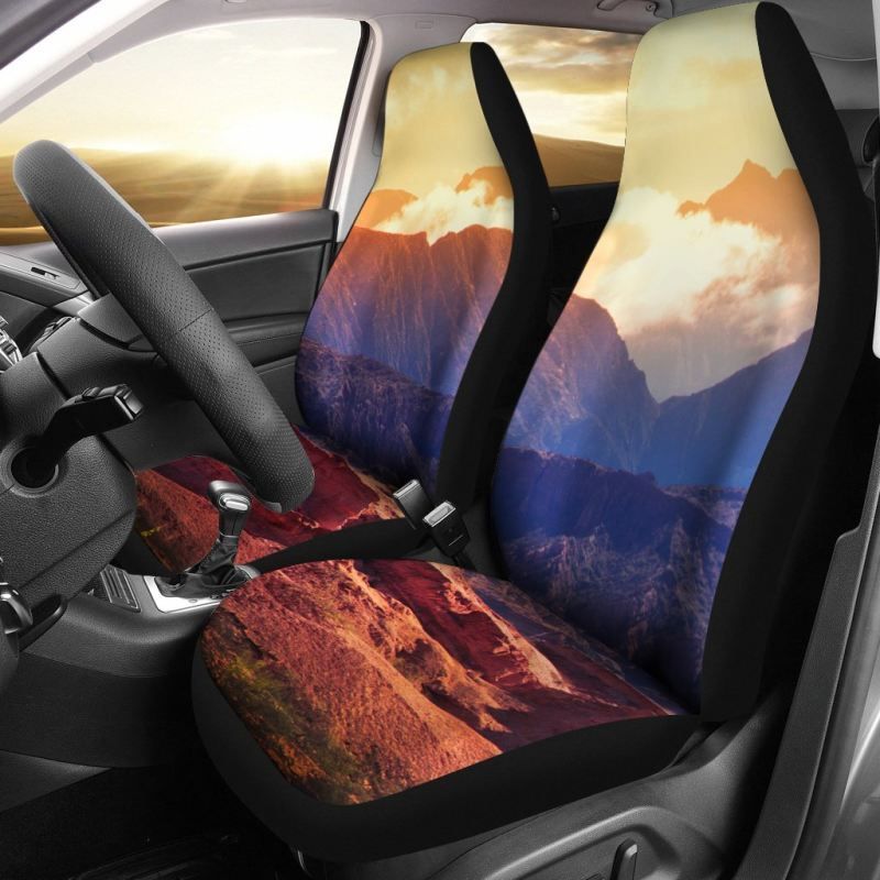 Maori 2021 Car Seat Covers Purple Aotearoa Tattoo