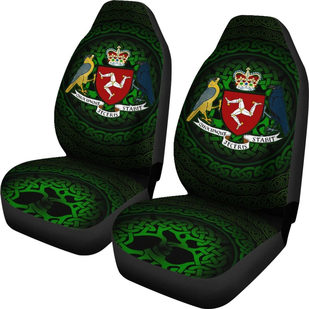 Celtic Car Seat Covers Isle Of Man Celtic Coat Of Arms